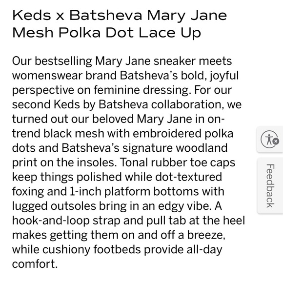 Keds X Batsheva Mary Jane Mesh Polka Dot Lace Up Women's 10 - Picture 12 of 12